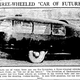 Illustration for article titled Dymaxion Car of the Future (1934)